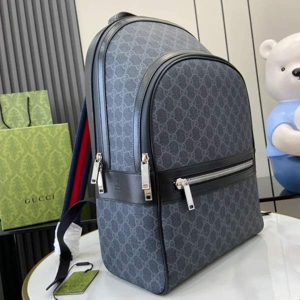 GG Black medium backpack in black Supreme - Image 5