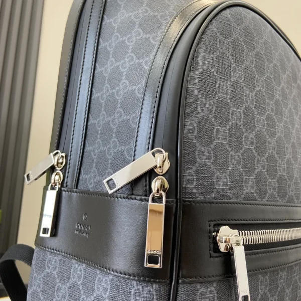 GG Black medium backpack in black Supreme - Image 10
