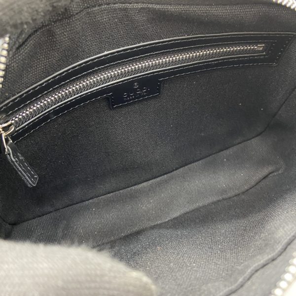 GG Black small pouch in black GG Supreme - Image 9
