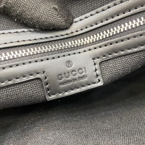GG Black small pouch in black GG Supreme - Image 10
