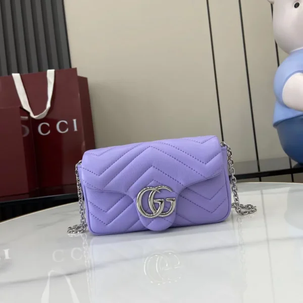 Gucci B small bag in dark brown leather - Image 2