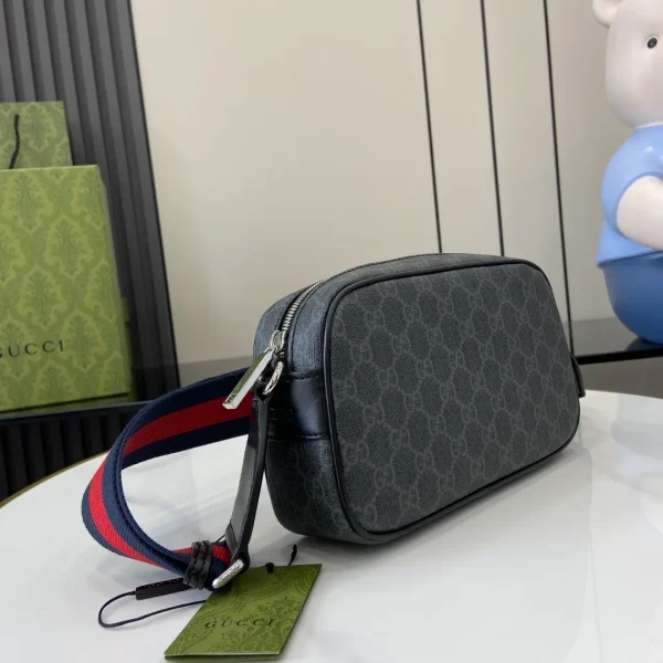 GUCCI Black GG Canvas Pouch New & Authentic - Image 4