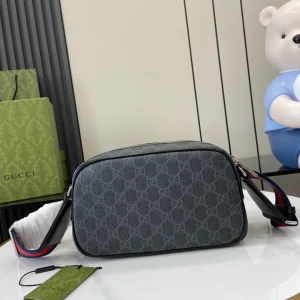 GUCCI Black GG Canvas Pouch New & Authentic