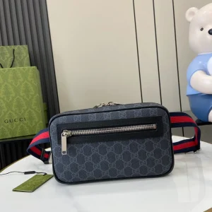 GUCCI Gg Black Belt Bag