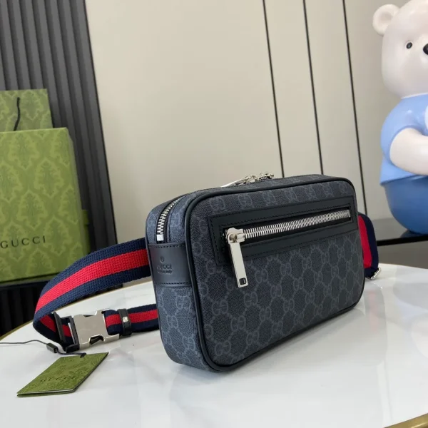 GUCCI Gg Black Belt Bag - Image 4