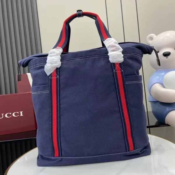GUCCI tote bag canvas Navy - Image 5