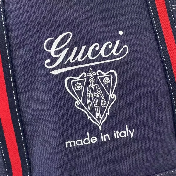 GUCCI tote bag canvas Navy - Image 7