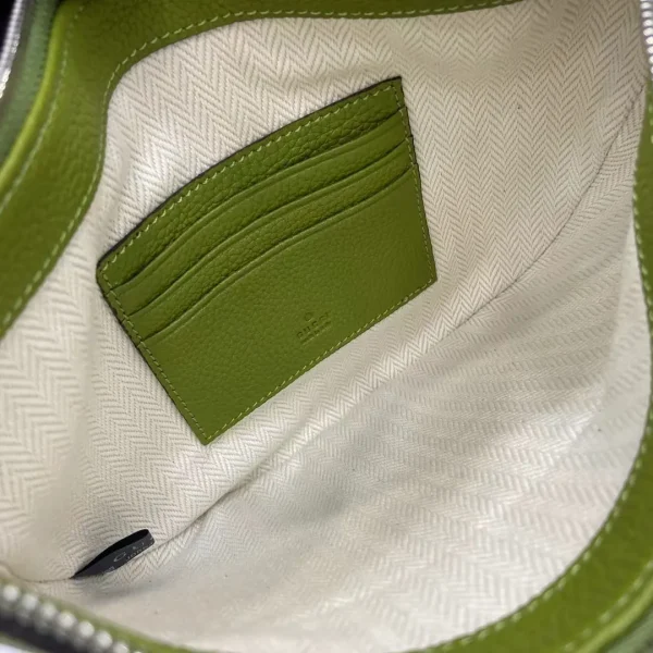 Gucci B small bag in Green Leather - Image 12