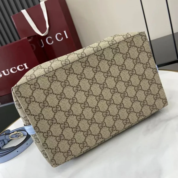 Gucci Gg Emblem Leather-Trimmed Printed Coated - Image 6