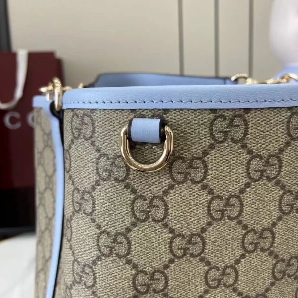 Gucci Gg Emblem Leather-Trimmed Printed Coated - Image 7