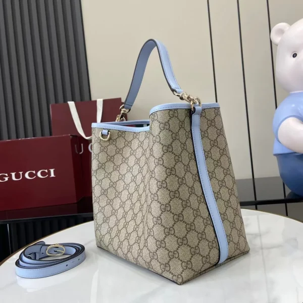 Gucci Gg Emblem Leather-Trimmed Printed Coated - Image 9