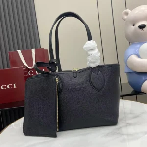Gucci Totissima small reversible tote bag in black leather