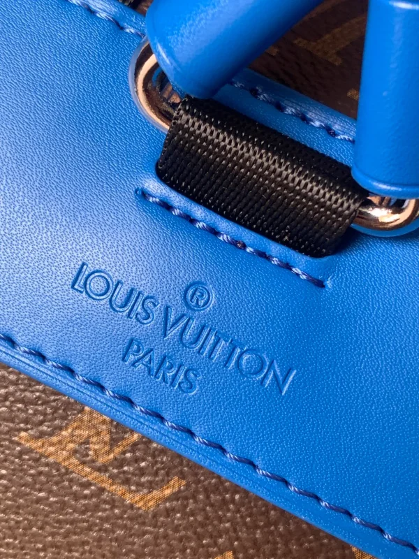 LOUIS VUITTON Christopher MM Monogram Macassar Canvas 'Brown Blue' - Image 7