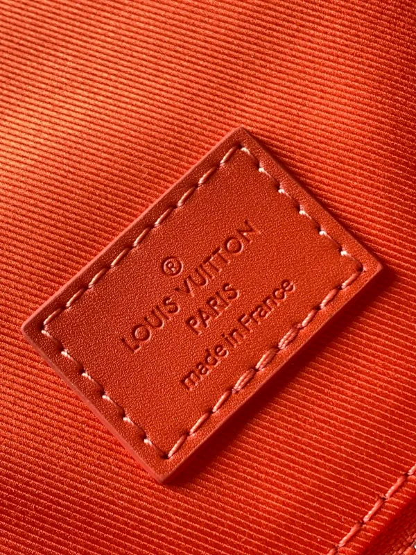 Louis Vuitton Christopher MM Colormania Orange in Monogram Macassar Coated Canvas with Silver-tone - Image 9