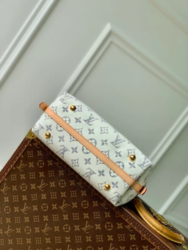 Louis Vuitton LV CarryAll PM Beige Cloth - Image 7