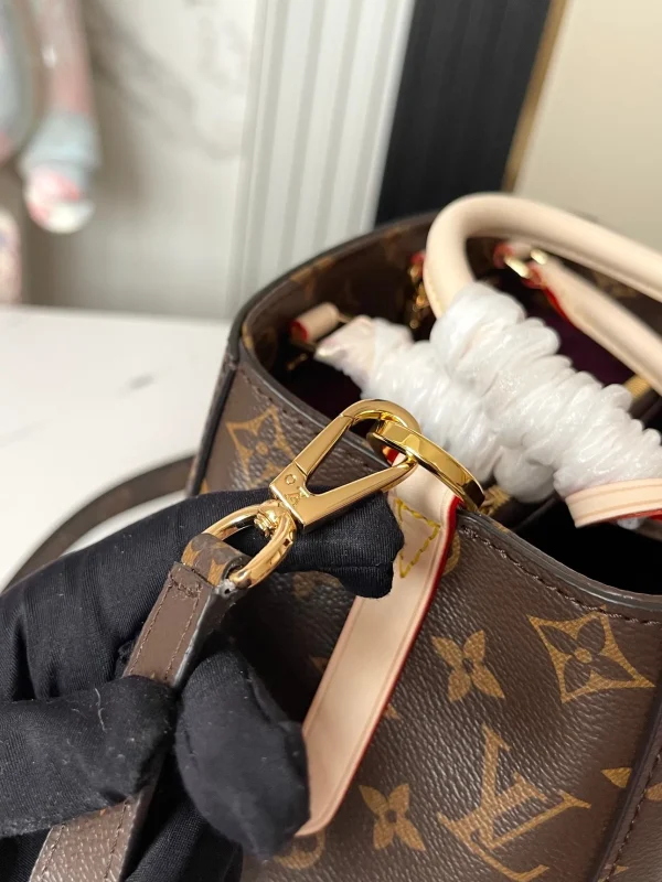 Louis Vuitton LV Women Montaigne BB Bag in Iconic Monogram Canvas-Brown - Image 6