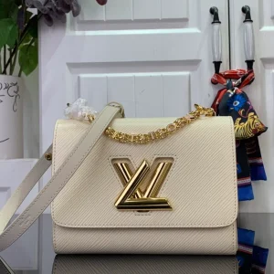 Louis Vuitton Light Beige Epi Leather Twist Braided Handle