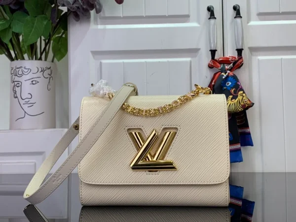 Louis Vuitton Light Beige Epi Leather Twist Braided Handle