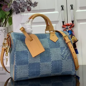 Luxury Louis Vuitton Denim Bag