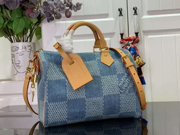 Luxury Louis Vuitton Denim Bag