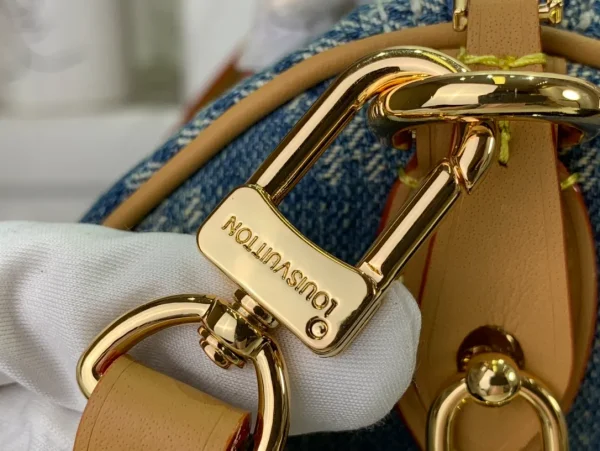 Luxury Louis Vuitton Denim Bag - Image 8