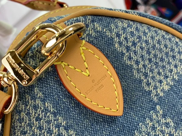 Luxury Louis Vuitton Denim Bag - Image 9