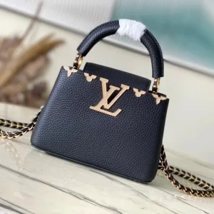 Nano Capucines Bag  Luxury Capucines Black