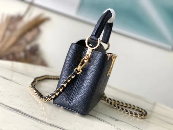 Nano Capucines Bag  Luxury Capucines Black - Image 3