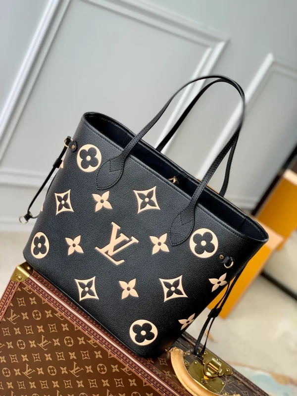 Neverfull MM Monogram Empreinte Leather Handbags - Image 2