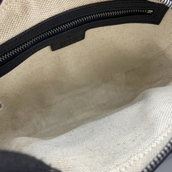 Ophidia small crossbodybag in Blue GG Canvas - Image 3