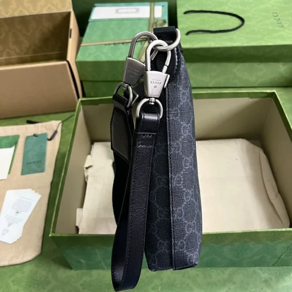 Bi-color small pouch in Black GG Canvas - Image 6
