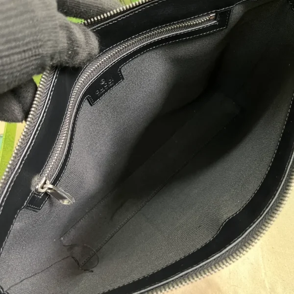 Bi-color small pouch in Black GG Canvas - Image 9