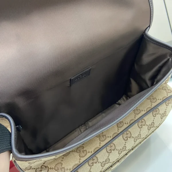 Children's GG canvas messenger bag in beige - Image 2