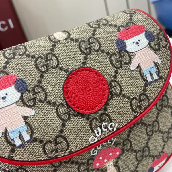 Children's printed GG bucket bag - Image 6
