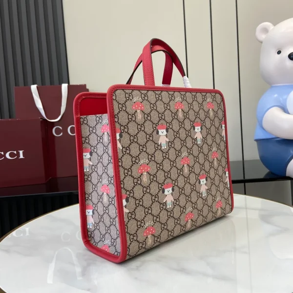 Children's printed GG tote bag - Image 3