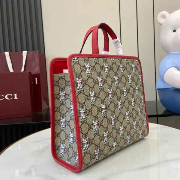 Children's printed GG tote bag - Image 5