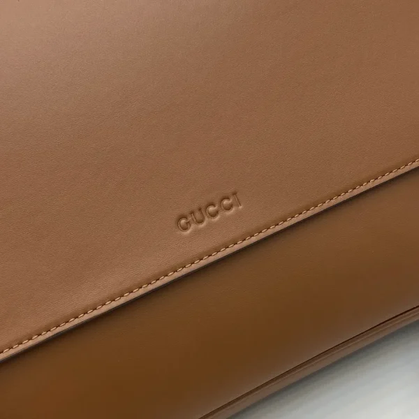 Designer Calfskin Leather Crossbody Messenger Bag - Image 7