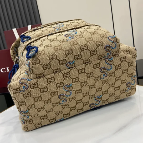 GG canvas medium backpack in Beige GG Canvas - Image 6