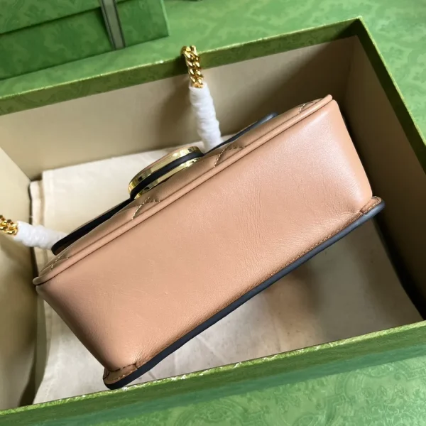 GUCCI Calfskin Quilted Mini Deco Shoulder Bag - Image 5