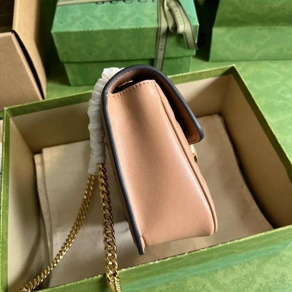 GUCCI Calfskin Quilted Mini Deco Shoulder Bag - Image 6