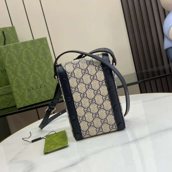 GUCCI GG Supreme Monogram Textured Dollar Calfskin Mini - Image 4