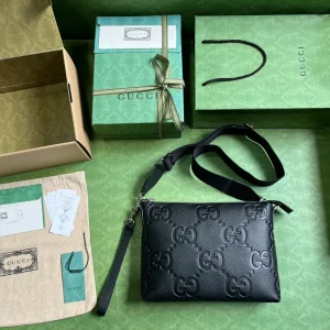 GUCCI Jumbo GG medium messenger bag