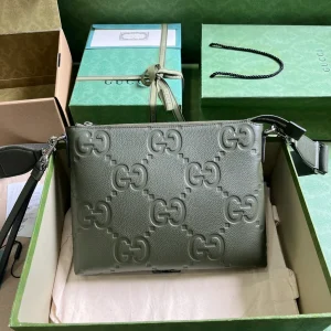 GUCCI Jumbo GG medium messenger bag