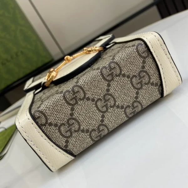 GUCCI Shoulder Bag PVC Ivory Authentic - Image 6