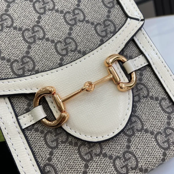 GUCCI Shoulder Bag PVC Ivory Authentic - Image 7