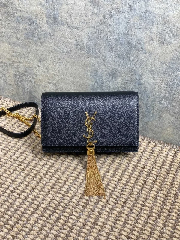 Genuine Yves Saint Laurent Kate Chain Wallet With Tassel Guarenteed Authentic