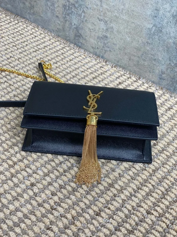 Genuine Yves Saint Laurent Kate Chain Wallet With Tassel Guarenteed Authentic - Image 6