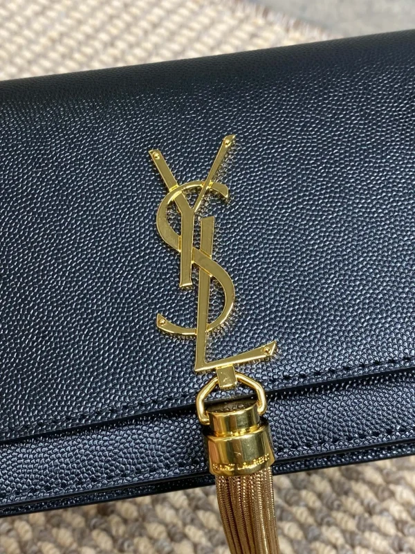 Genuine Yves Saint Laurent Kate Chain Wallet With Tassel Guarenteed Authentic - Image 7