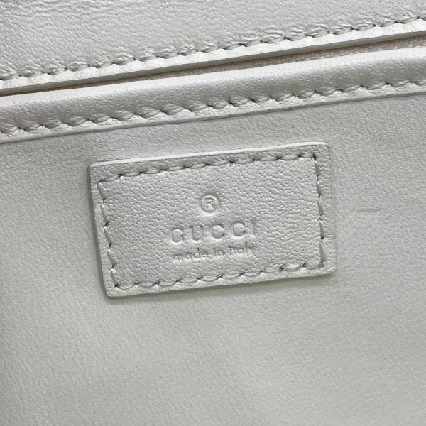 Gucci Bamboo Diva medium bag in white leather - Image 2