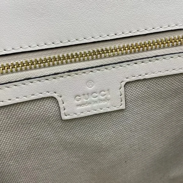 Gucci Blondie small shoulder bag in White Leathe - Image 10